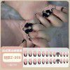 Wearing nails: medium and long-term, 2022 new colorful net red nail stickers, removable nail enhancement products, wearing nails