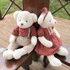 New couple magnet teddy bear plush toy doll wedding press doll wedding gift