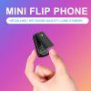 Cross border hot sale ulcool F1 super mini flip phone student male and female thumb small phone