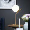 Nordic bedroom bedside table lamp modern simple study hotel room table lamp creative glass ball decorative table lamp