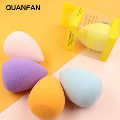 Full sail beauty emulsion SBR water drop beauty egg Q bullet meets water, water is large, dry and wet dual-purpose makeup and beauty tool