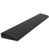 Black Jue 104 key standard keyboard supports wrist protection rest pad PU leather soft and comfortable keyboard holder 
