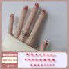 Ice through Camellia water diamond nail patch net red nail patch medium long detachable wearing nail piece nail enhancement finished product