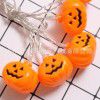 Cross border direct supply LED Halloween pumpkin lights string Ghost Festival garden decorative lights festive lights USB battery box