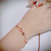 Qiaolanxuan small waist Bracelet 18K Rose Gold net red Bracelet shake sonic boom fashion simple personality women