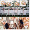 Amazon source: rose gold glitter balloon chain set, birthday party, festive banquet, background wall, atmosphere layout