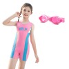 Wholesale Korean ins hot spring small, middle and large children's swimsuit cross-border one-piece professional training clothes girls' swimsuit