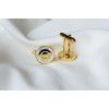 Alazar shell inlaid rose gold Cufflinks sense business light luxury men's and women's French shirt gift
