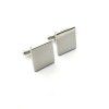 Spot titanium steel RT Cufflinks men's business round stainless steel smooth Cufflinks can be personalized logo