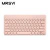 Cross border bow cute mini notebook wireless keyboard mute home office portable USB external small computer