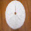 New Christmas decorations holiday supplies pure white Christmas Plush Tree Skirt Christmas Tree Skirt custom wholesale