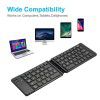 F68 mini folding keyboard mobile phone tablet three system thin keyboard portable wireless keyboard support generation