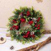 Amazon cross border christmas wreath Festival Christmas tengtiao site layout props wreath decorations door hanging