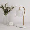 Nordic ins style bedroom bedside lamp melting wax lamp tulip flower melting candle lamp melting candle lamp fragrant glass table lamp