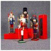Xibao Christmas decorations: European and American painted wooden walnut soldier decorations, nutcracker dolls, Christmas gifts