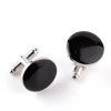 New Cufflinks round men's two-color Cufflinks fashion French Cufflinks sleeve nails fashion clothing shirt accessories