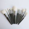 Cangzhou wool copper tube makeup brush set fine light front real hair powder brush eye shadow brush animal hair makeup tool