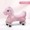 Children's music little horse rocking horse thickening plastic large baby rocking chair car one year old gift toys