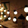 LED color light string light 5cm diameter round ball light string Christmas studio wedding outdoor lighting festival decorative light