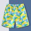 Beach pants, men's swimming pants, men's 5-point anti embarrassment shorts, can be launched into the water, couple's loose style, hot spring beach