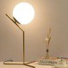 Nordic bedroom bedside table lamp modern simple study hotel room table lamp creative glass ball decorative table lamp