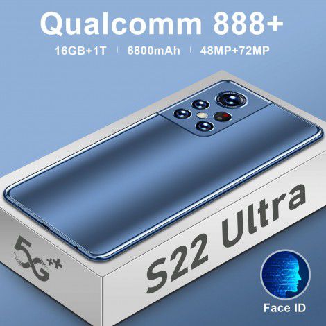 New 6.93-inch cross-border mobile phone s22ultra smart Android mobile phone 2 + 16 memory foreign trade mobile phone in stock