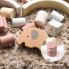 Children's early education educational toys: wooden elephant balance toys; baby's intelligence development; exercise hands-on ability toys
