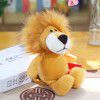 Forest animal doll plush toys elephant monkey tiger lion giraffe doll children's gift wholesale
