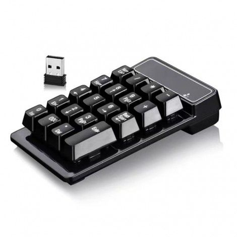 USB Wireless Bluetooth digital keyboard Mini keypad suspended mechanical touch 19 key financial accounting cipher
