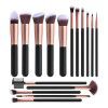Manufacturers wholesale 14 cosmetic brush sets, spot fiber hair, gradual eyelash, eye shadow brush, color makeup, beauty tools