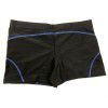 Spot foreign trade swimming trunks Summer Black flat angle men's swimming trunks flat angle sexy fashion hot spring swimming trunks quick drying