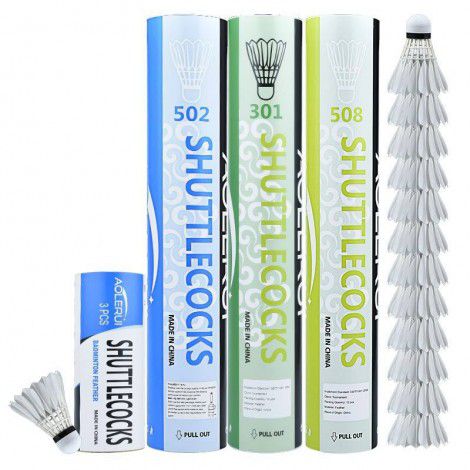 Aolerui badminton durable badminton wholesale water duck family entertainment stadium training badminton 12 sets