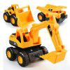 Large children's engineering vehicle toy excavator forklift tipper truck boy puzzle sliding inertia car model wholesale