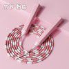 Tezewa cordless pencil rope skipping fitness sports middle school entrance examination speed racing primary school children bamboo rope skipping sports goods