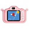 Children's camera HD front and rear dual cameras, self portrait Mouse cartoon digital camera, boy and girl toys
