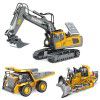 Remote control excavator alloy remote control car excavator boy engineering car paradise toy cross border children car gift