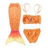 Children's Mermaid swimwear wholesale tail children's bikini suit girl baby swimming clothes can wear fins