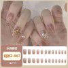 Wearing nails: medium and long-term, 2022 new colorful net red nail stickers, removable nail enhancement products, wearing nails