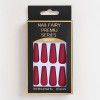 Factory direct sales: matte frosted nail patch, long ballet, finished product, 24 pieces, boxed, wearing nail enhancement tools, nail pieces
