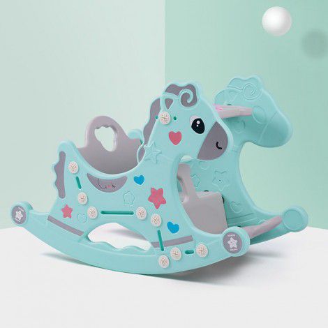 Baby rocking chair with music little horse rocking horse children's toy rocking chair 1-2 birthday gift 3