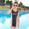 Wholesale Korean ins hot spring small, middle and large children's swimsuit cross-border one-piece professional training clothes girls' swimsuit