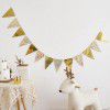 Ins style birthday party flags, colorful flags, flowers, kindergarten decorations, banners, festive decorations, hanging decorations, flag braces