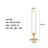 Cross border special for simple vertical Nordic floor lamp gold living room bedroom acrylic lampshade LED floor lamp