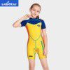  children's diving suit 2mm one-piece girls' long sleeved swimsuit sunscreen snorkeling surfing jellyfish suit