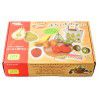 Children's family toys puzzle wooden magnetic vegetables and fruits cut happy kitchen simulation mini toy model