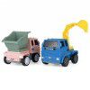 Huili small engineering vehicle toy set children's mini excavator tipper mixer crane toy car wholesale