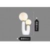 Nordic style creative personality resin desk lamp modern simple bedroom bedside designer model room double head desk lamp