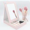 7-12 nude pink makeup brushes, full set of Cangzhou powder brush, eye shadow brush, powder Blusher Brush, makeup mirror, beauty tools