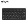 Cross border bow cute mini notebook wireless keyboard mute home office portable USB external small computer