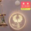 Cross border hot sale Christmas lights 3D hanging lights room decoration modeling bedroom holiday decoration window star light string
